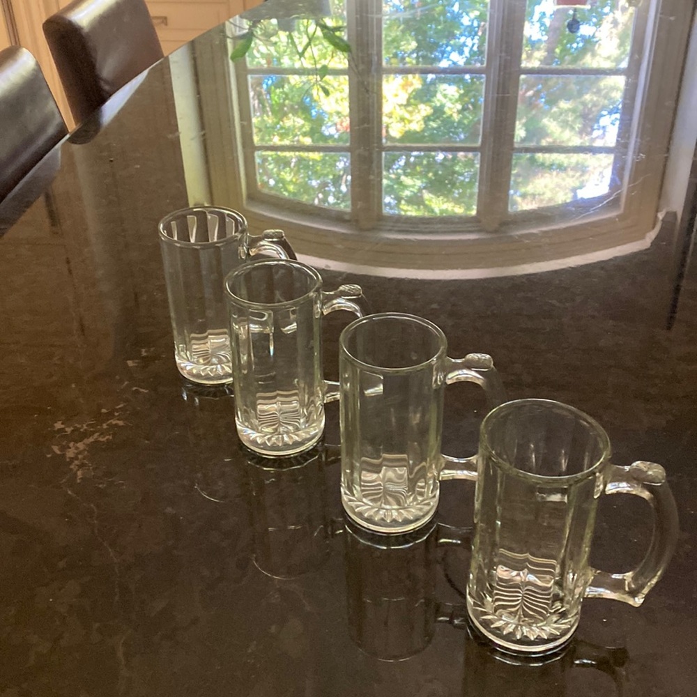 Beer Mugs - Set of Four